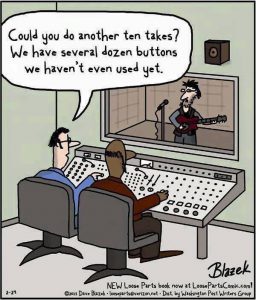 Recording Session Cartoon