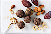 Date balls, dates, and nuts