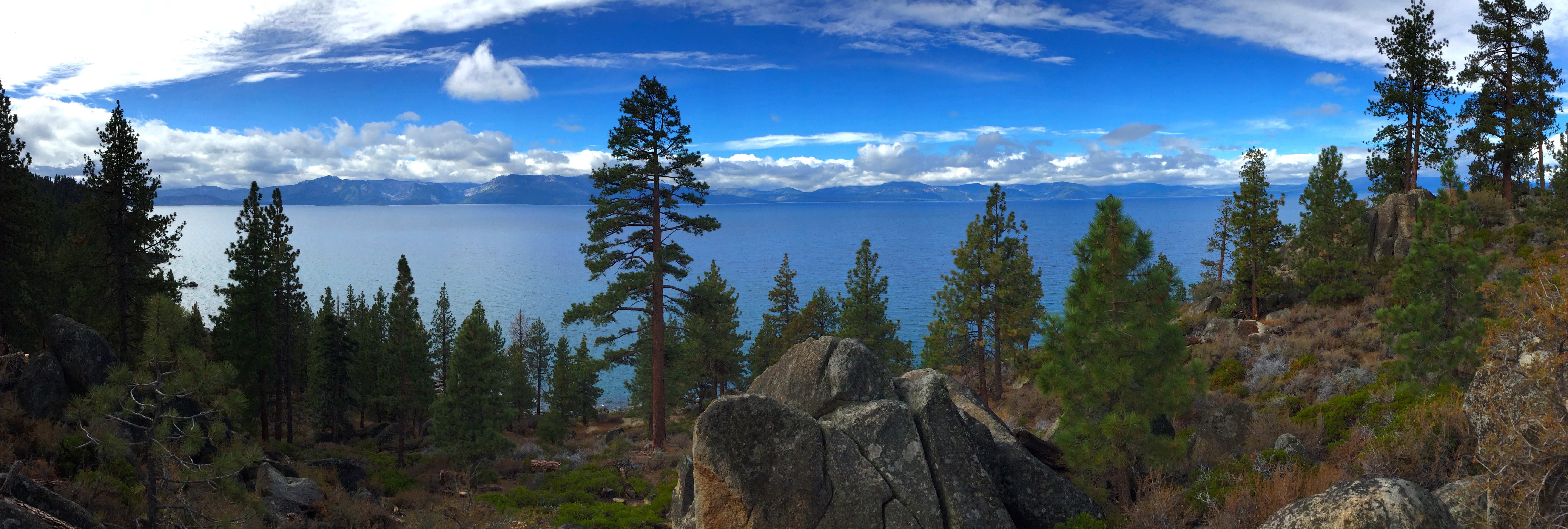 View of Lake Tahoe from Logan Shoals Vista Point--Photo credit Anne Roos